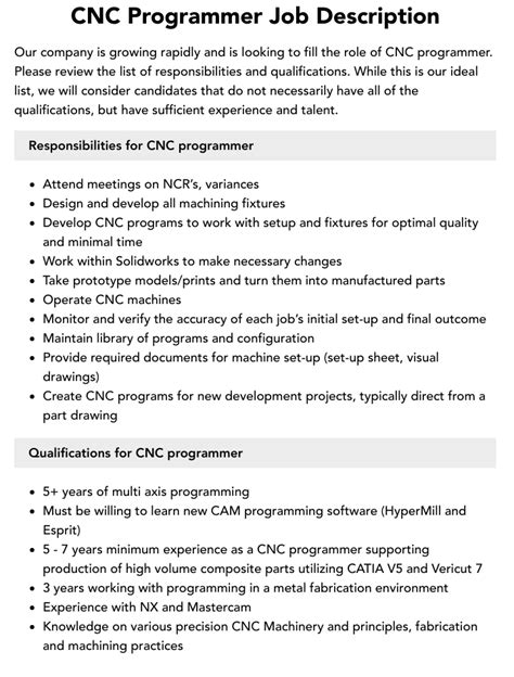 Sheet Metal CNC Programmer jobs 